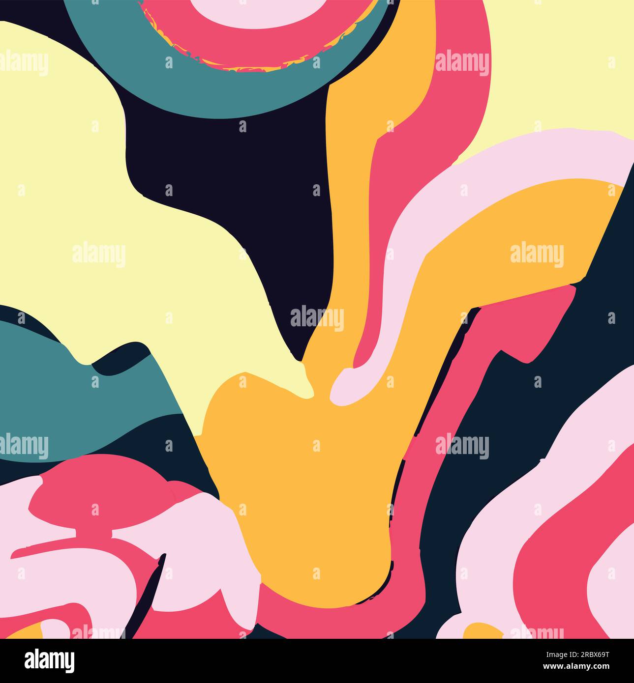 Red collage Stock Vector Images - Alamy