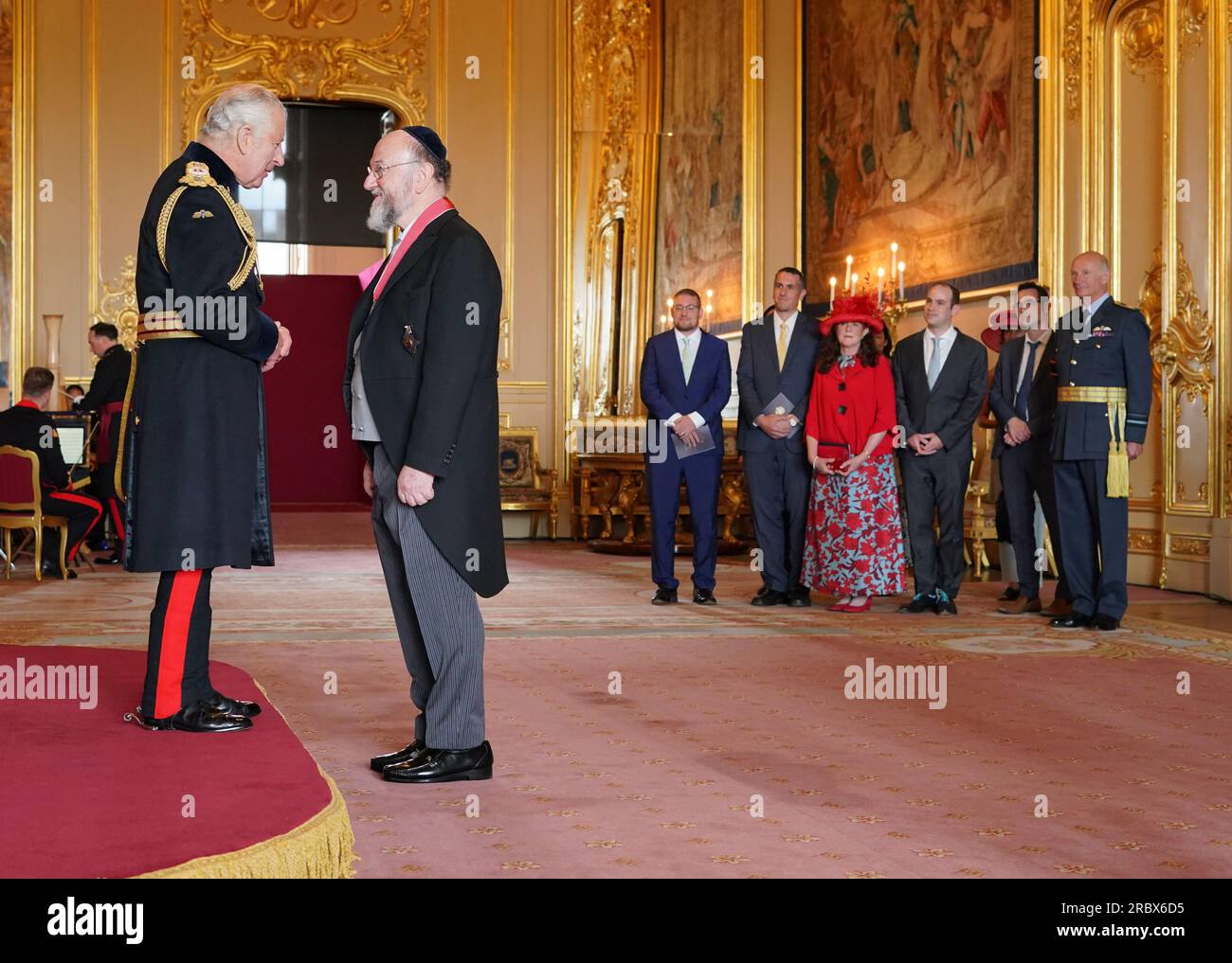 Sir ephraim mirvis from london is made a knight commander of the