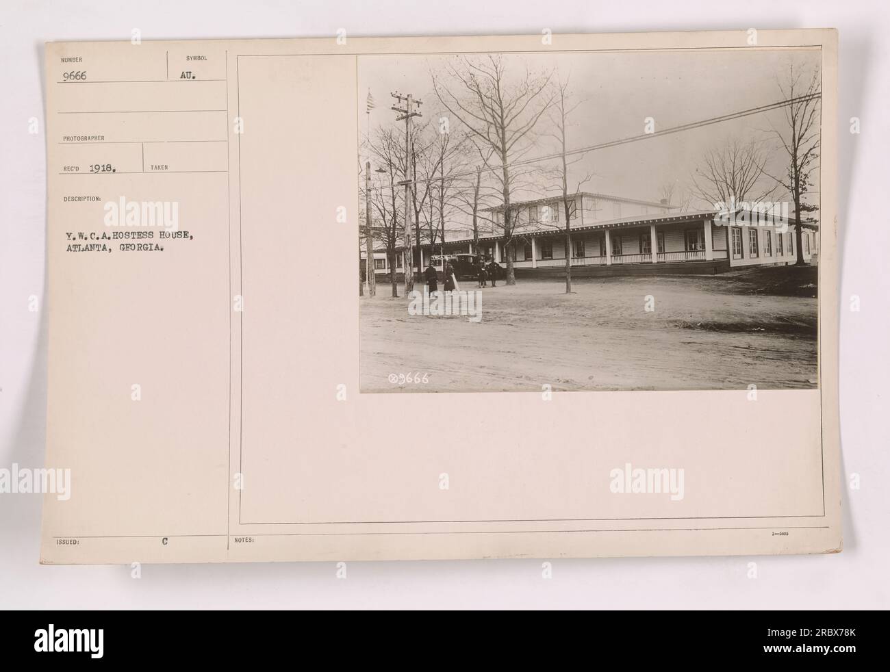 Y.W.C.A. Hostess House in Atlanta, Photograph taken by