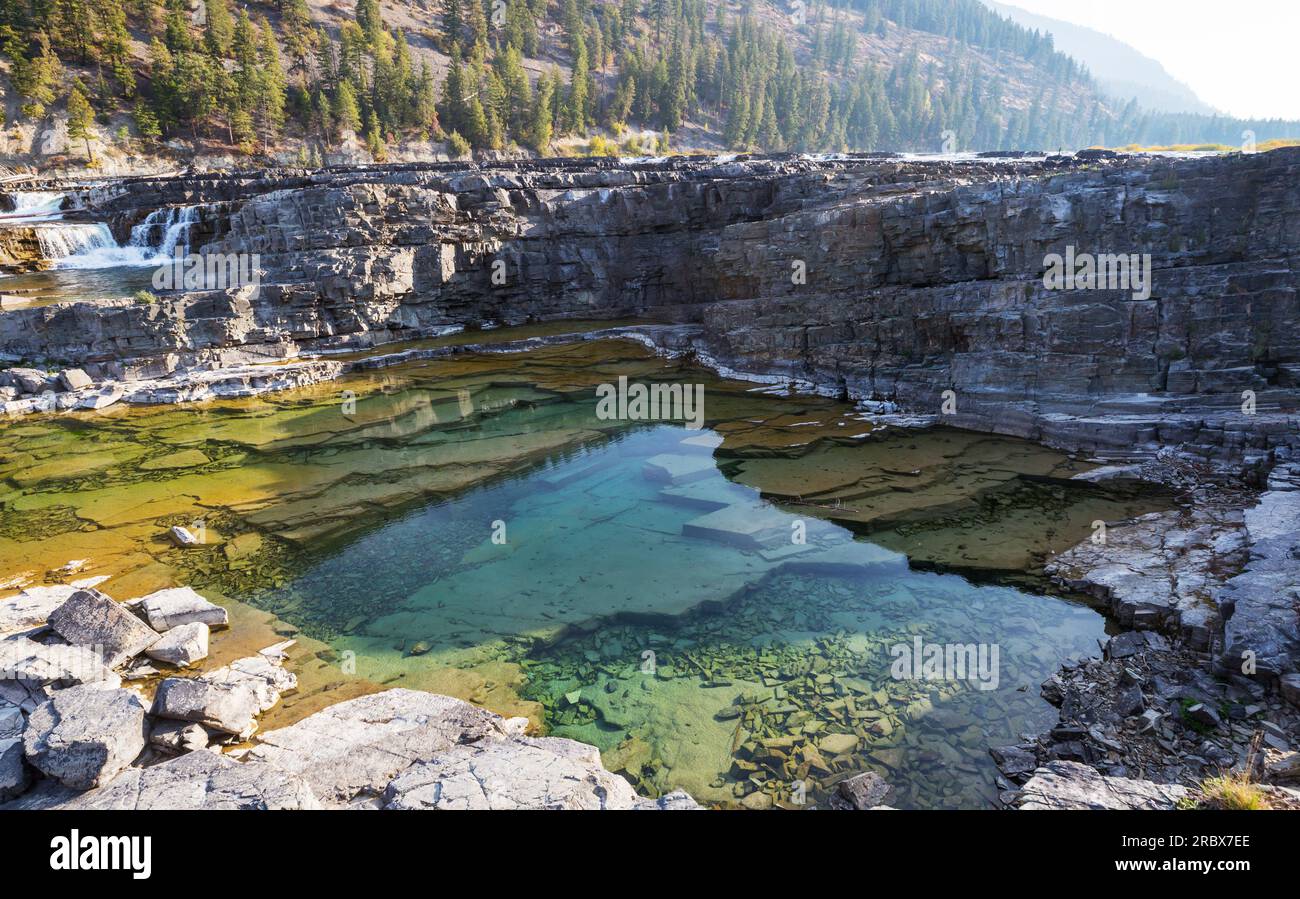 Usa montana libby kootenai river hi-res stock photography and images ...