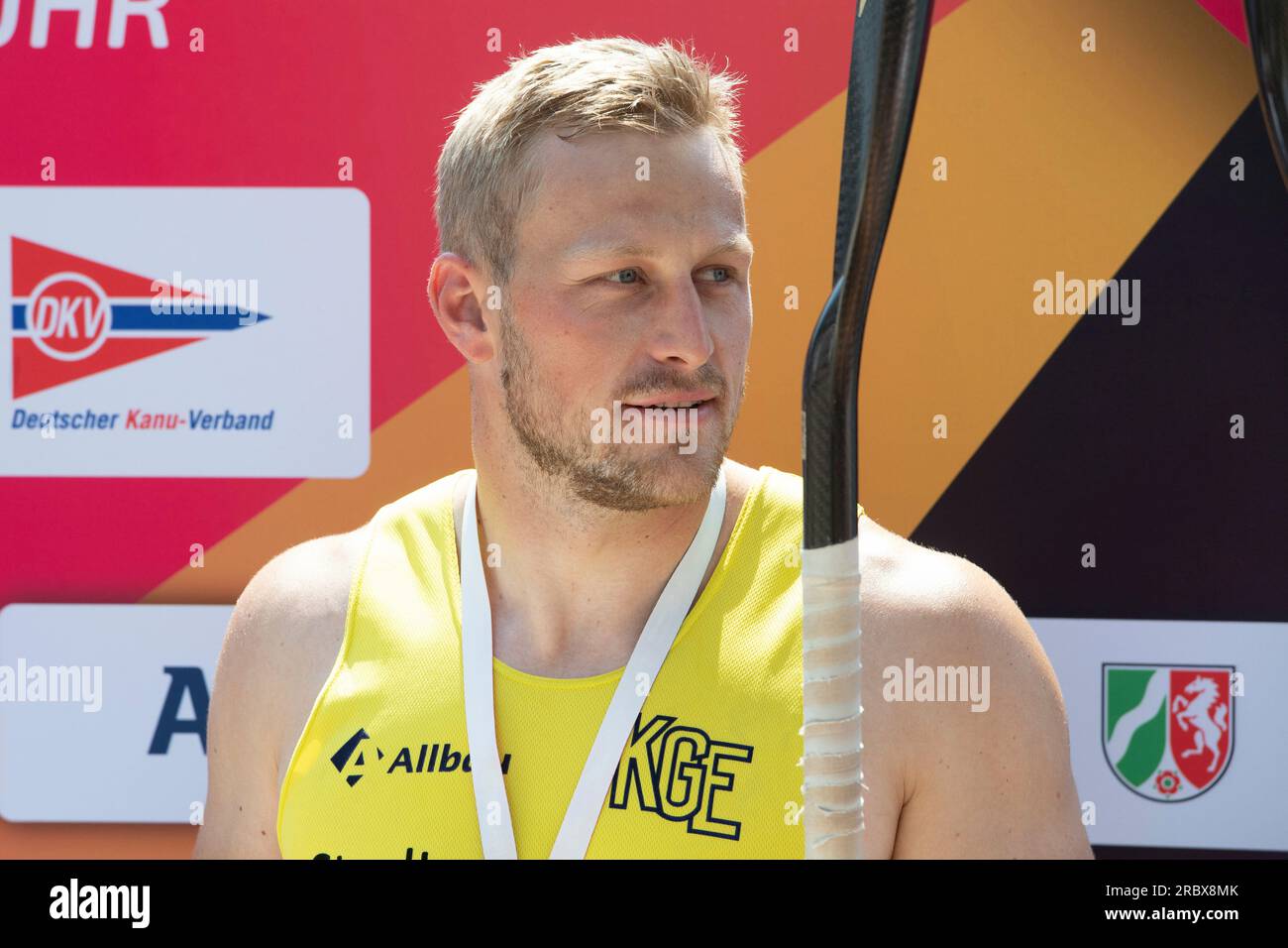 Max RENDSCHMIDT (KG Essen), 3rd place, bronze medal, award ceremony ...
