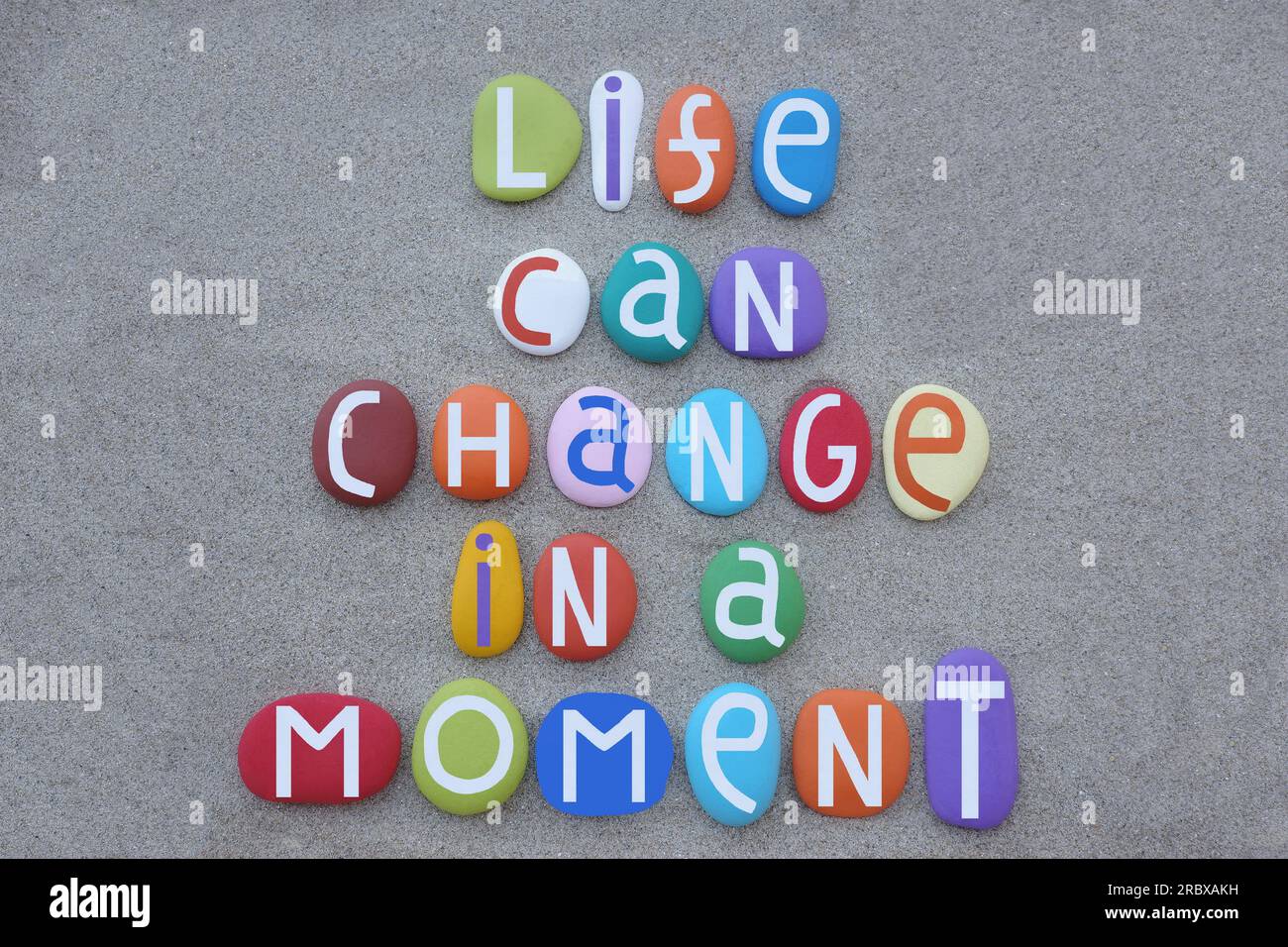 Life can change in a moment Stock Photo