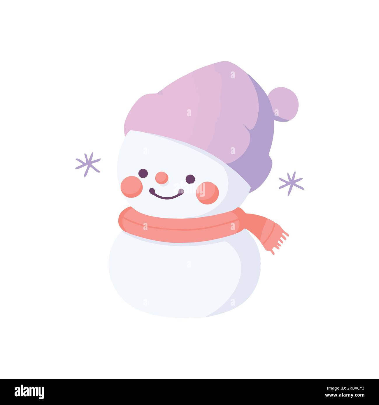 Cute snowman hi-res stock photography and images - Alamy