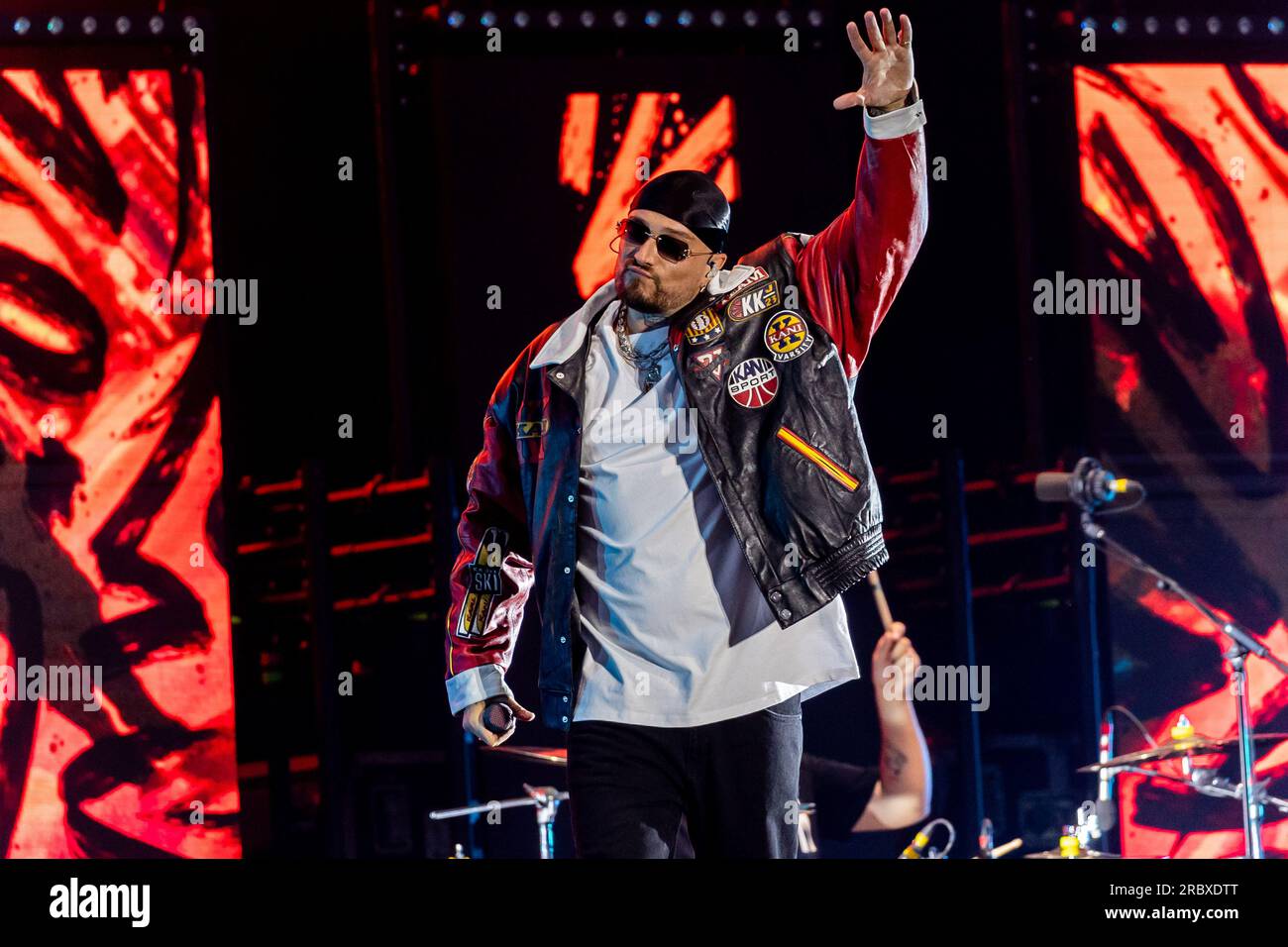 Milano, Italy. 10th July, 2023. Italian rapper and record producer ...