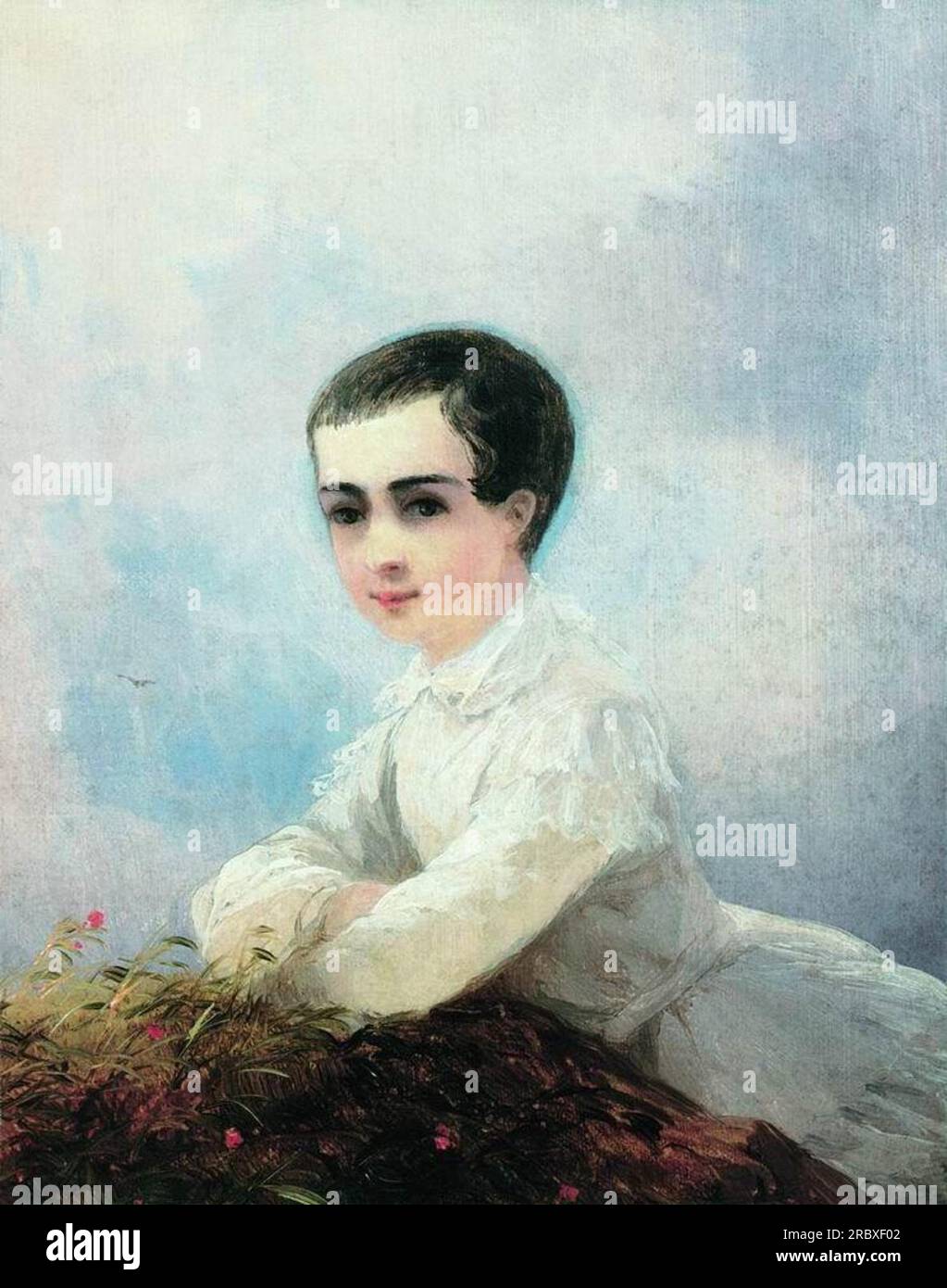 Portrait of I. Lazarev 1851 by Ivan Aivazovsky Stock Photo - Alamy