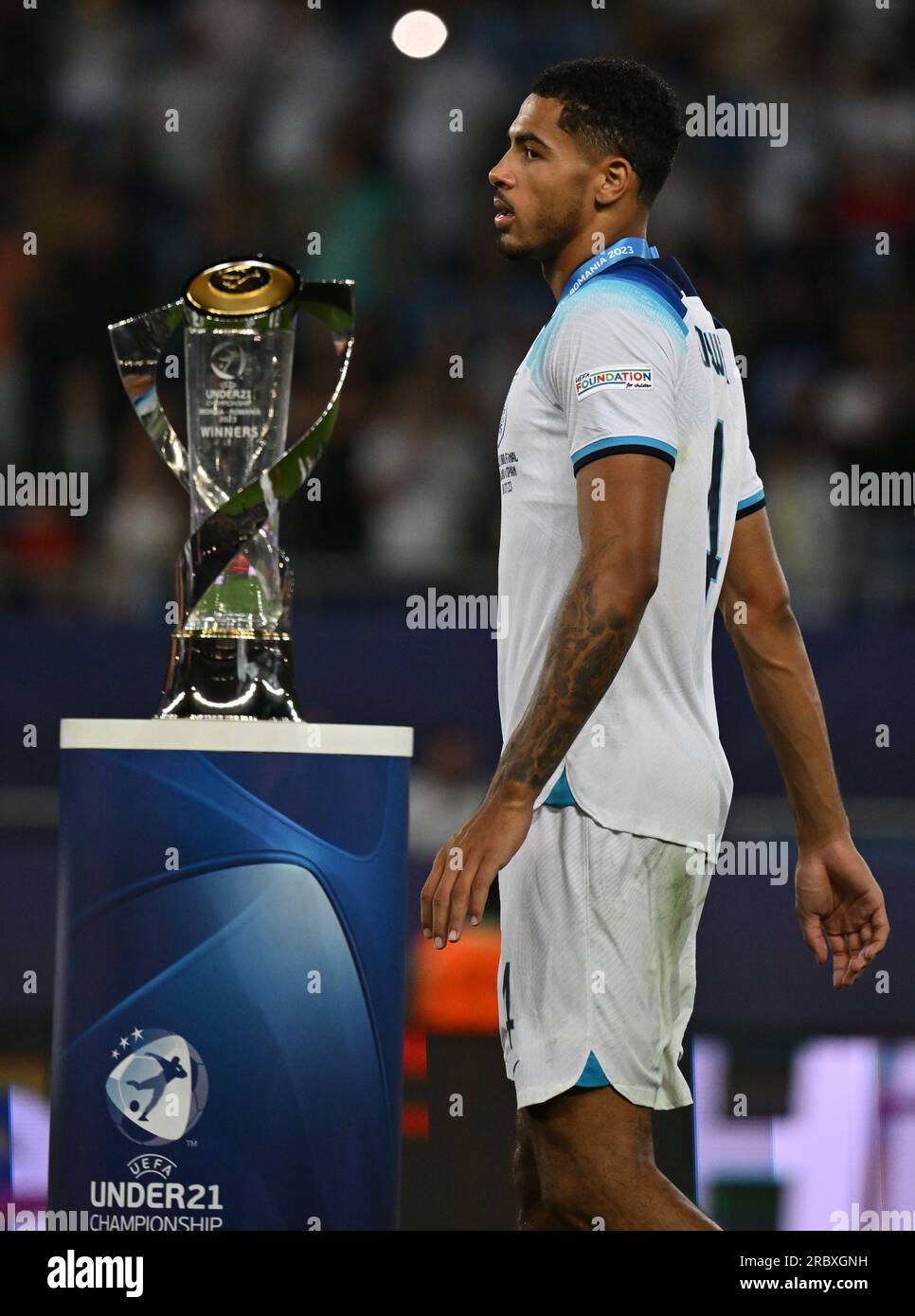 BATUMI, GEORGIA - JULY 8: Levi Colwill of England during the UEFA Under ...