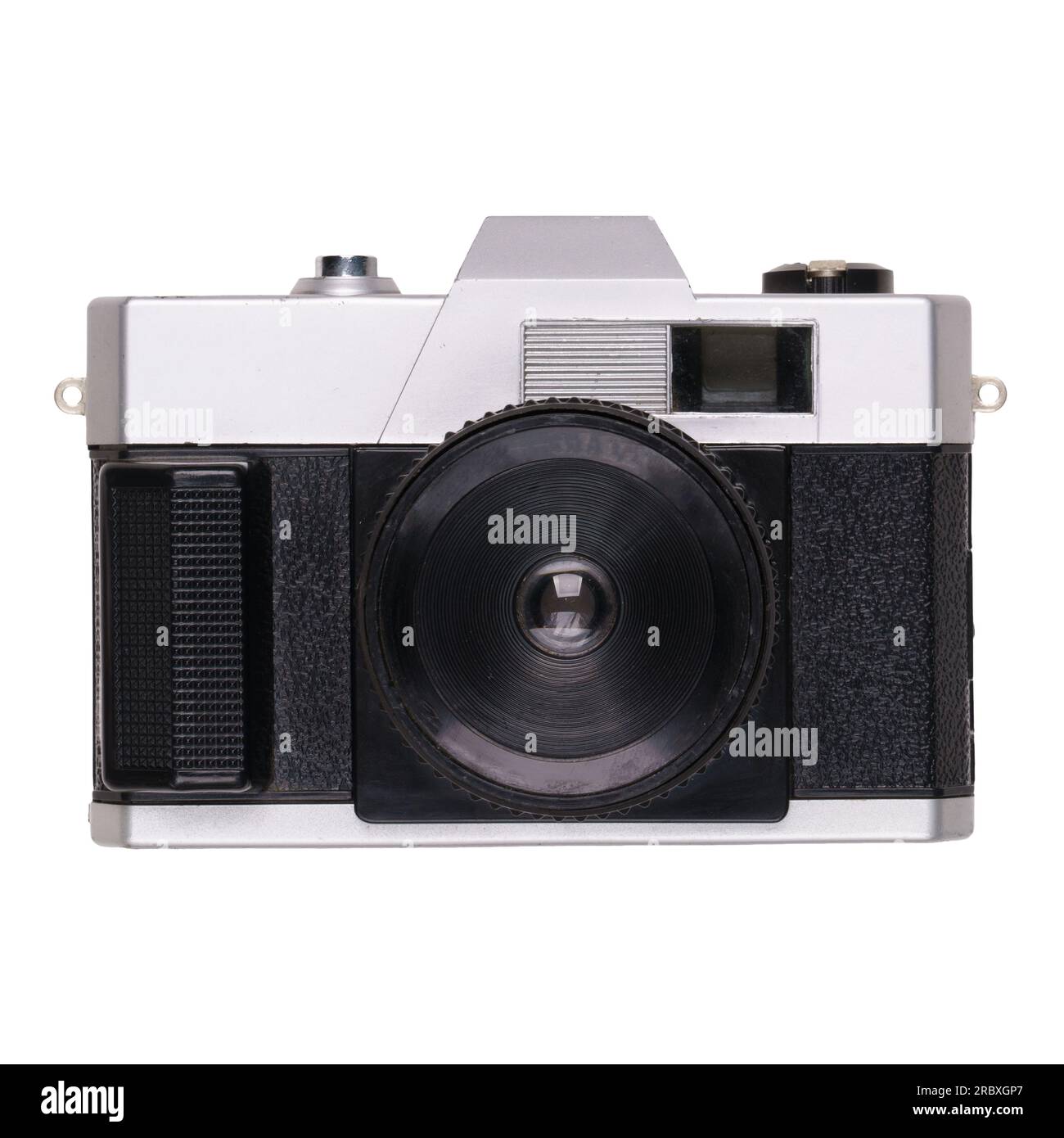 vintage old film camera isolated on white background Stock Photo - Alamy