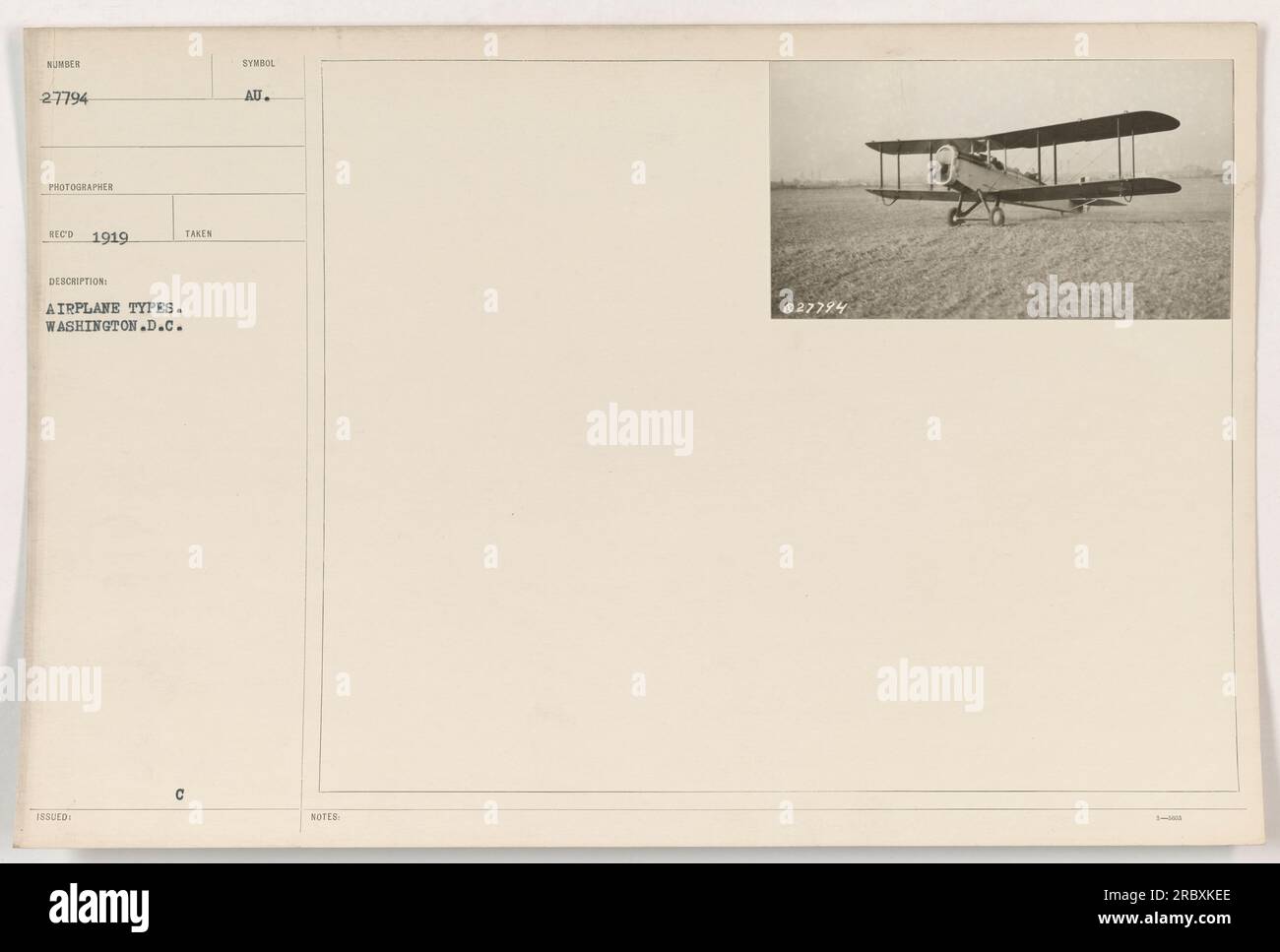 WW1 March 5th 1918 aerial photo of German biplane in flight #3 WW1 March 5th 1918 aerial photo of German biplane in flight #3