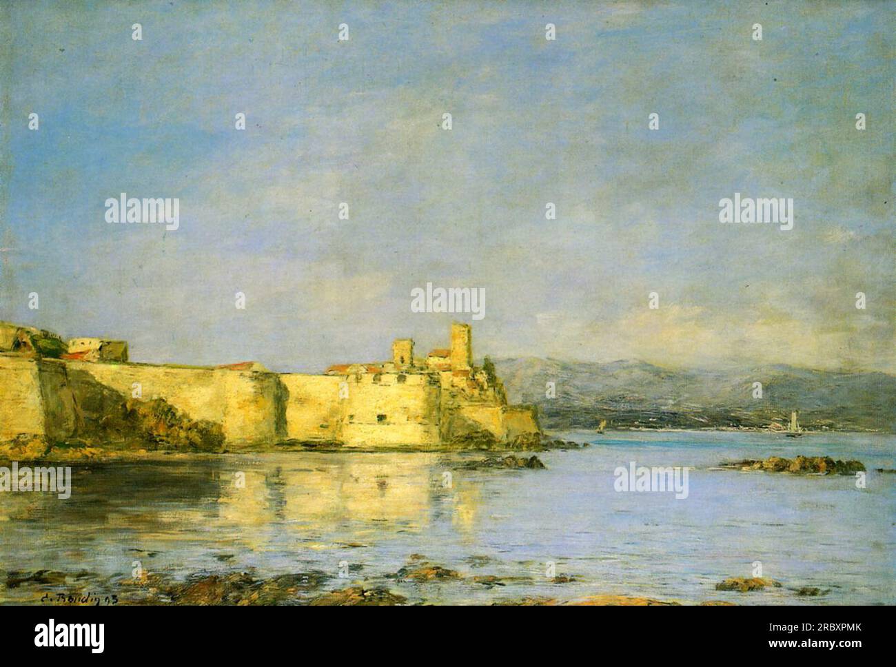 Antibes Das Fort Carre Eugene Boudin