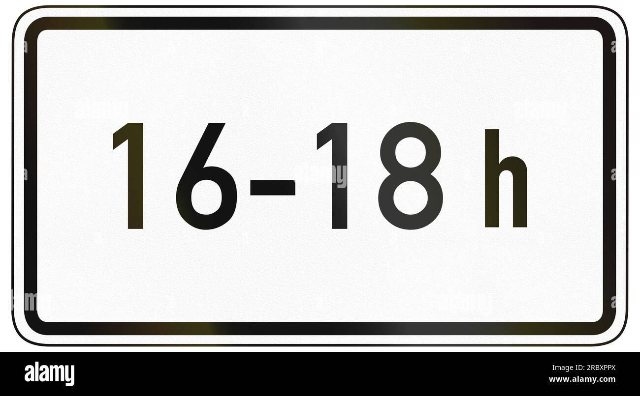 German traffic sign additional panel to specify the meaning of other