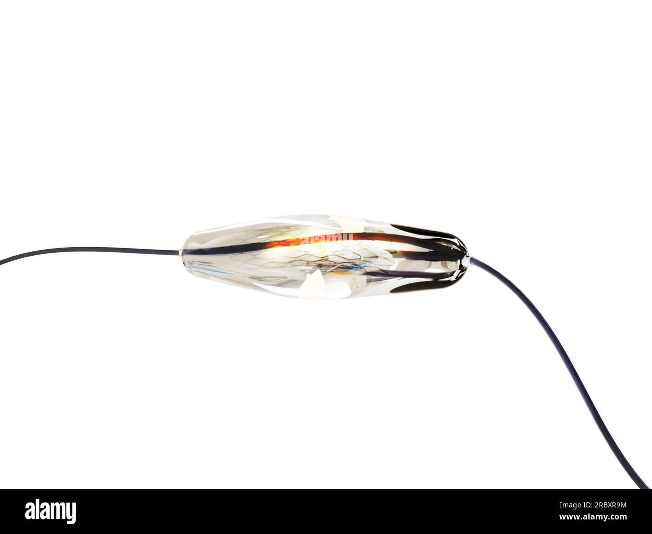 mesh metal nitinol selfexpandable stent 3D rendering for endovascular