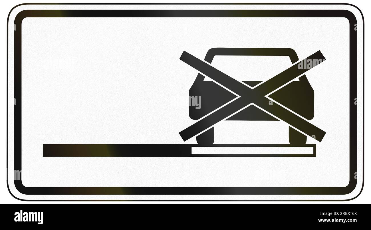 German traffic sign additional panel to specify the meaning of other