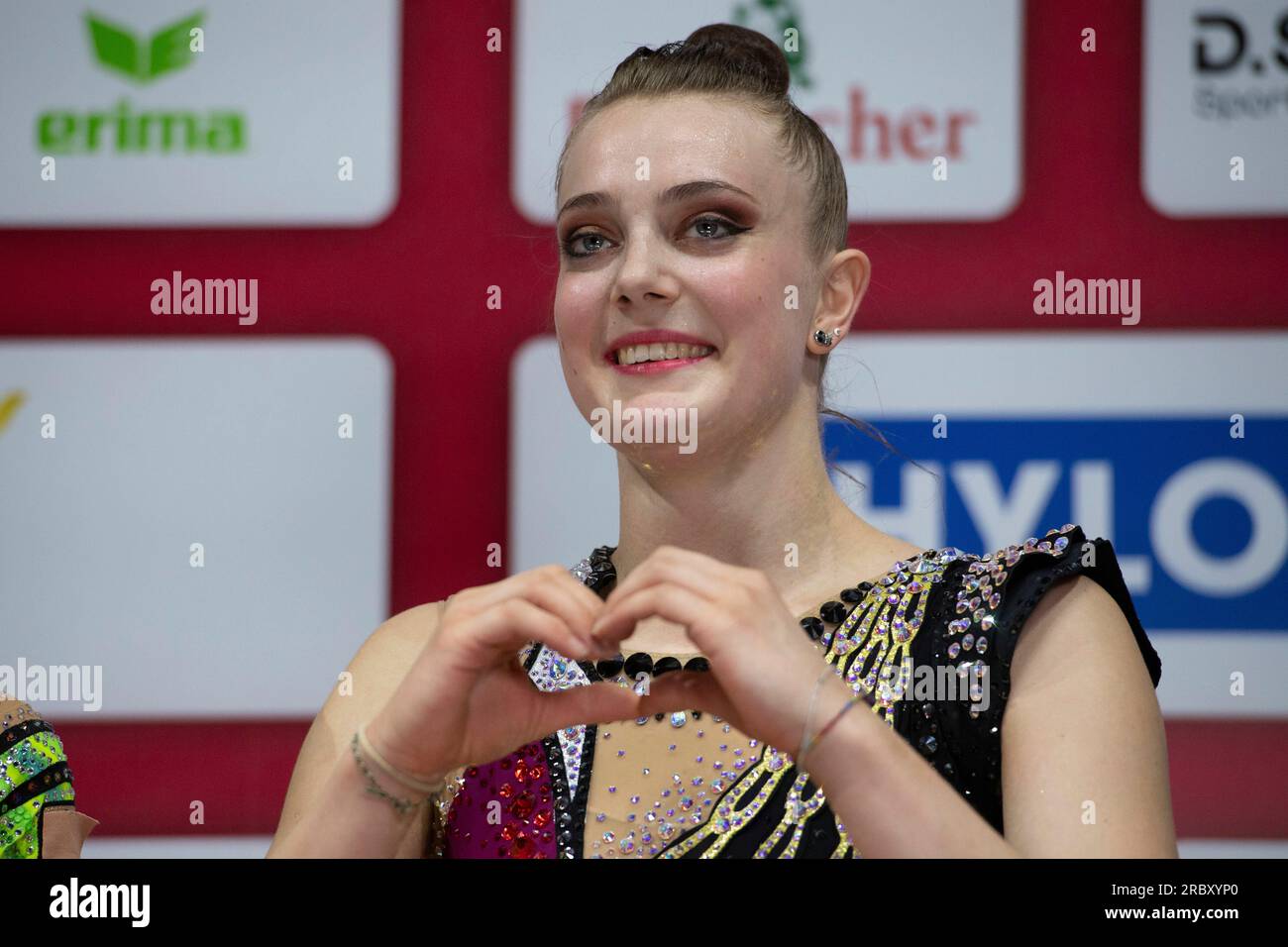 Margarita KOLOSOV, SC Potsdam, silver medal, 2nd place, award ceremony