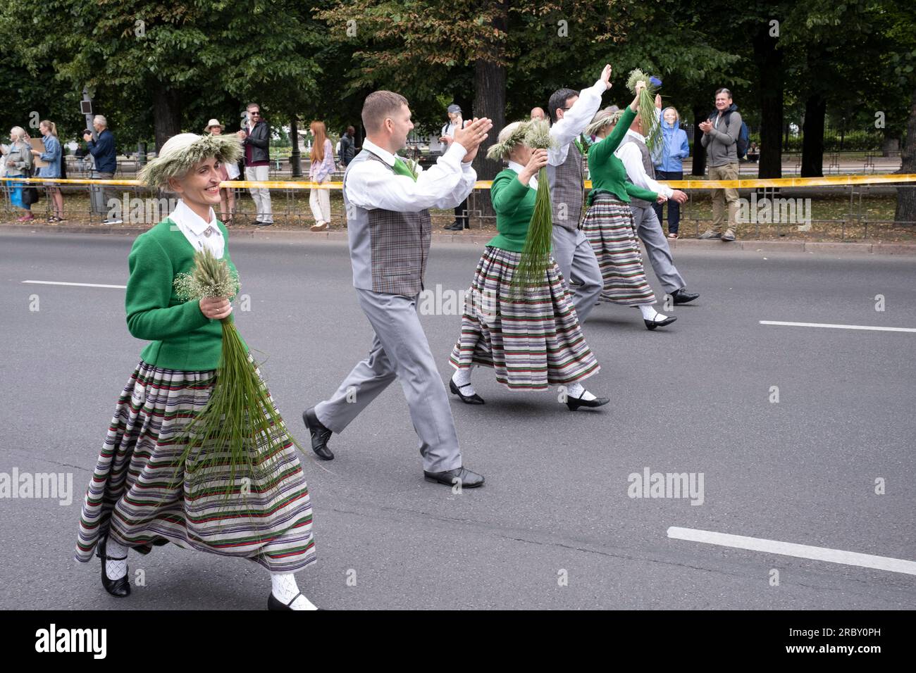 2023 Latvian Song and Dance Festival parade, Riga, Latvia, 2nd July