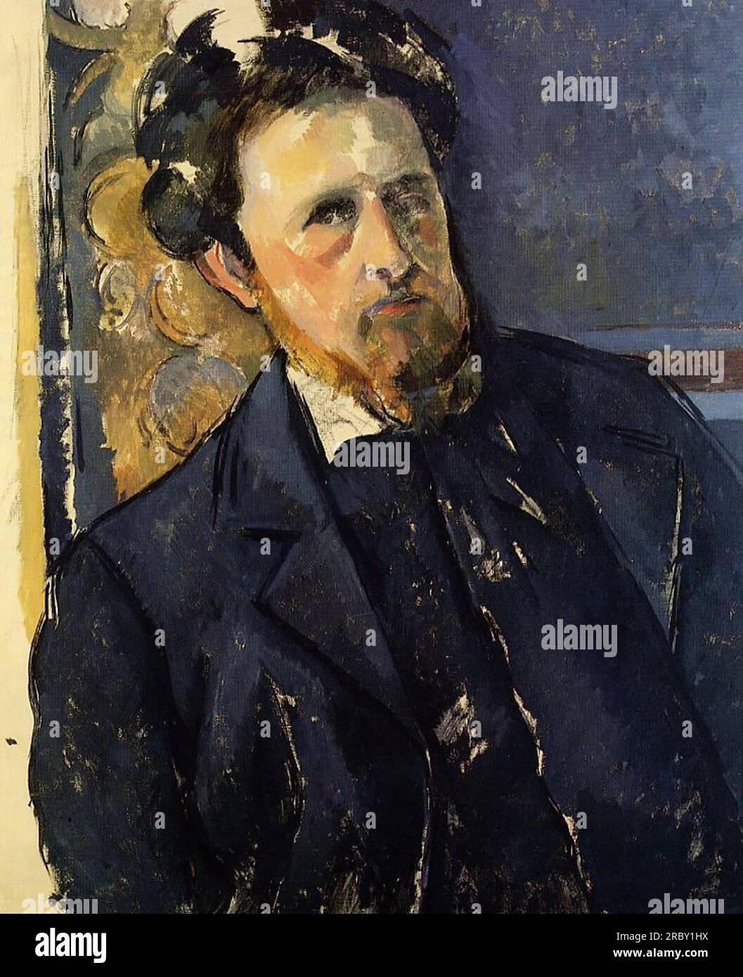 Portrait of Joachim 1896 by Paul Cezanne Stock Photo