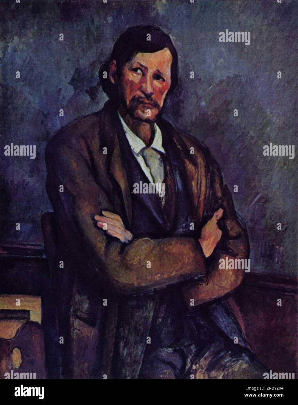 Old man painting 1900 hi-res stock photography and images - Alamy