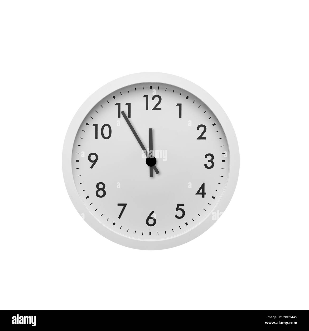Round clock with arrows isolated on white Stock Photo - Alamy