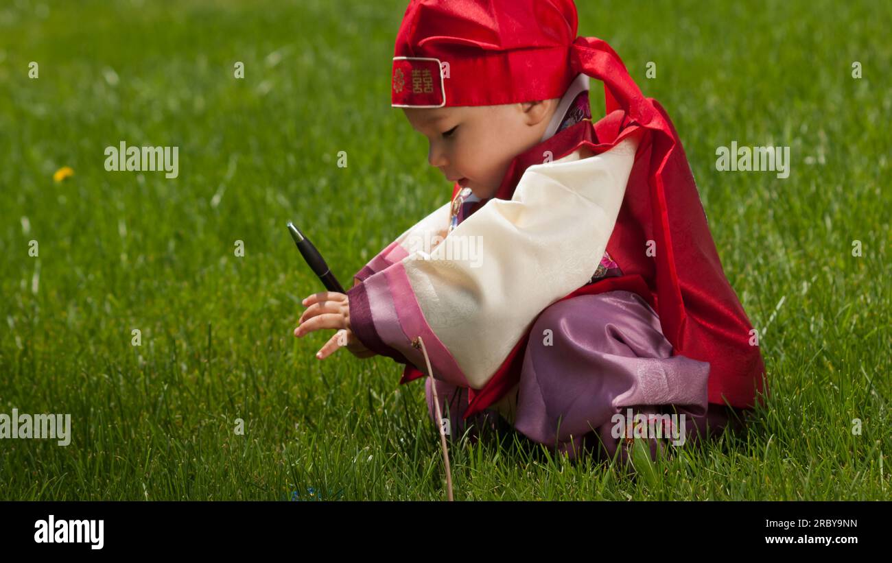 Asian Baby Boy Stock Photo - Alamy