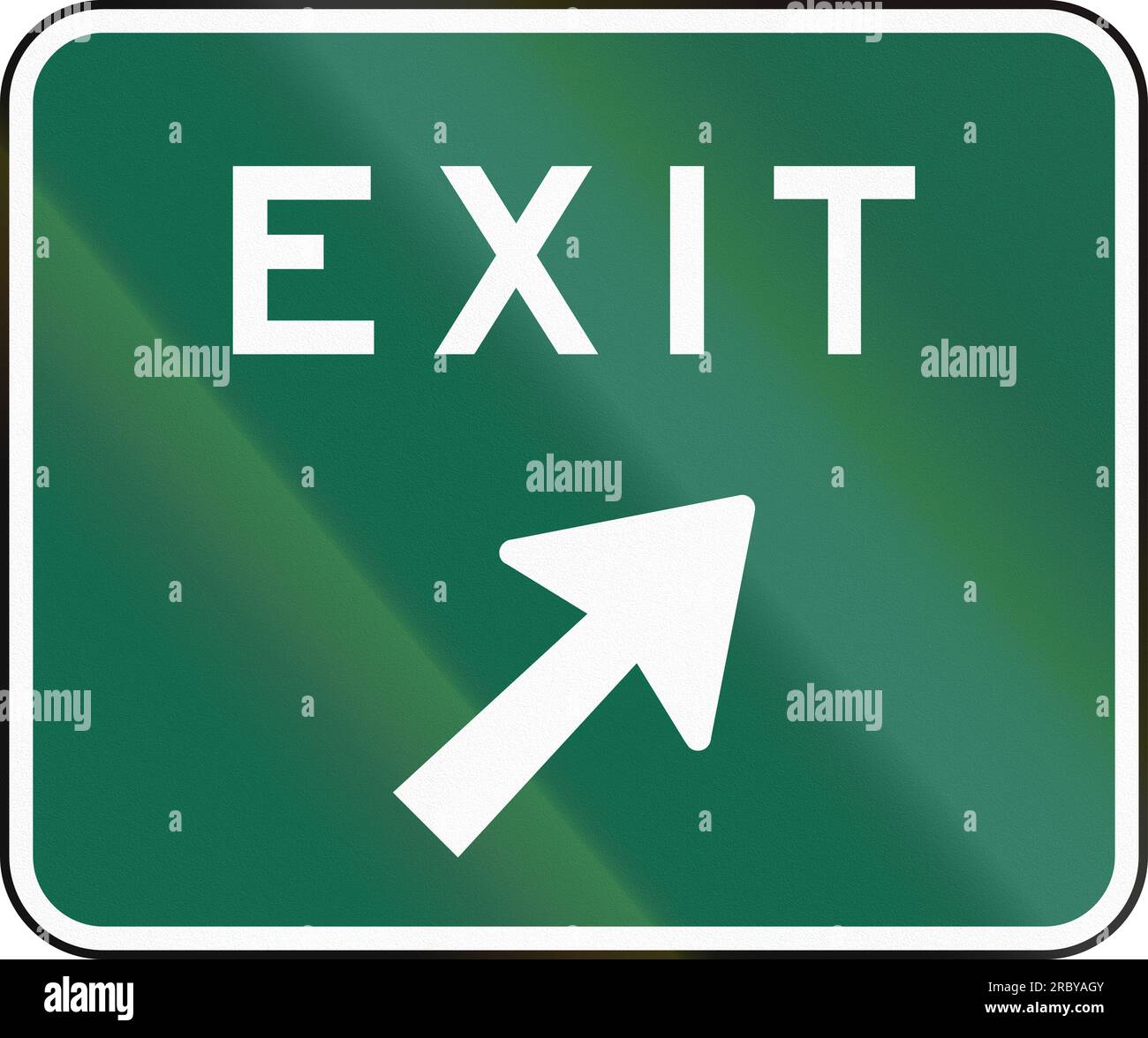 EXITサイン TCP Lighting 4.4W Green LED Exit Sign, Single Face, 120V