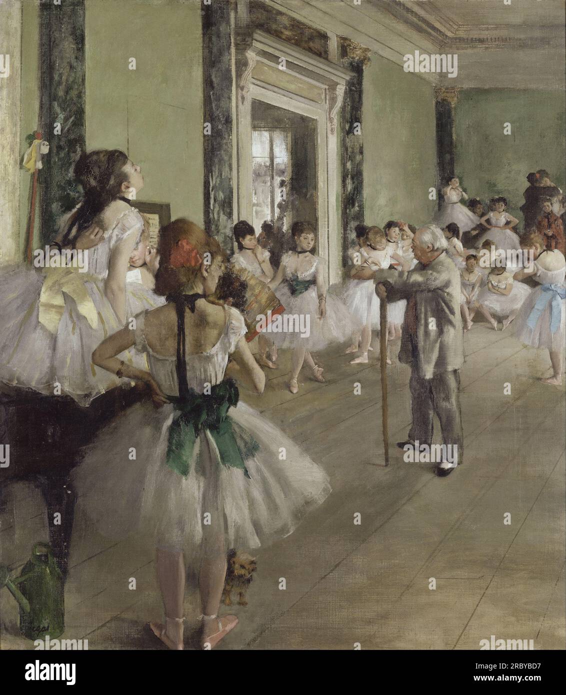 The Ballet Class 1874 by Edgar Degas Stock Photo