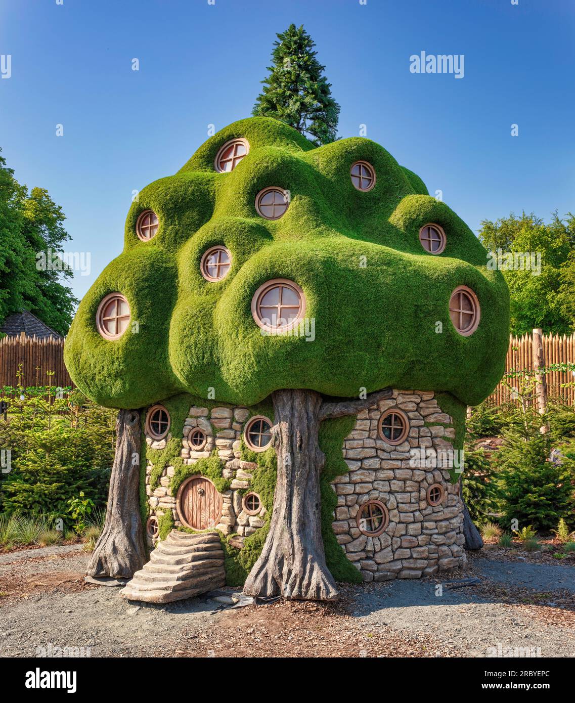 Daytime views of Lillidorei at The Alnwick Garden, Alnwick