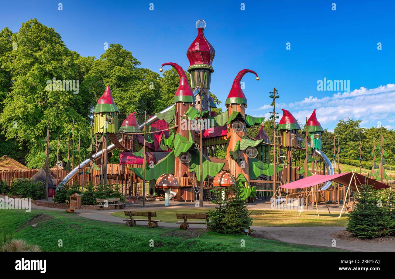 Daytime views of Lillidorei at The Alnwick Garden, Alnwick