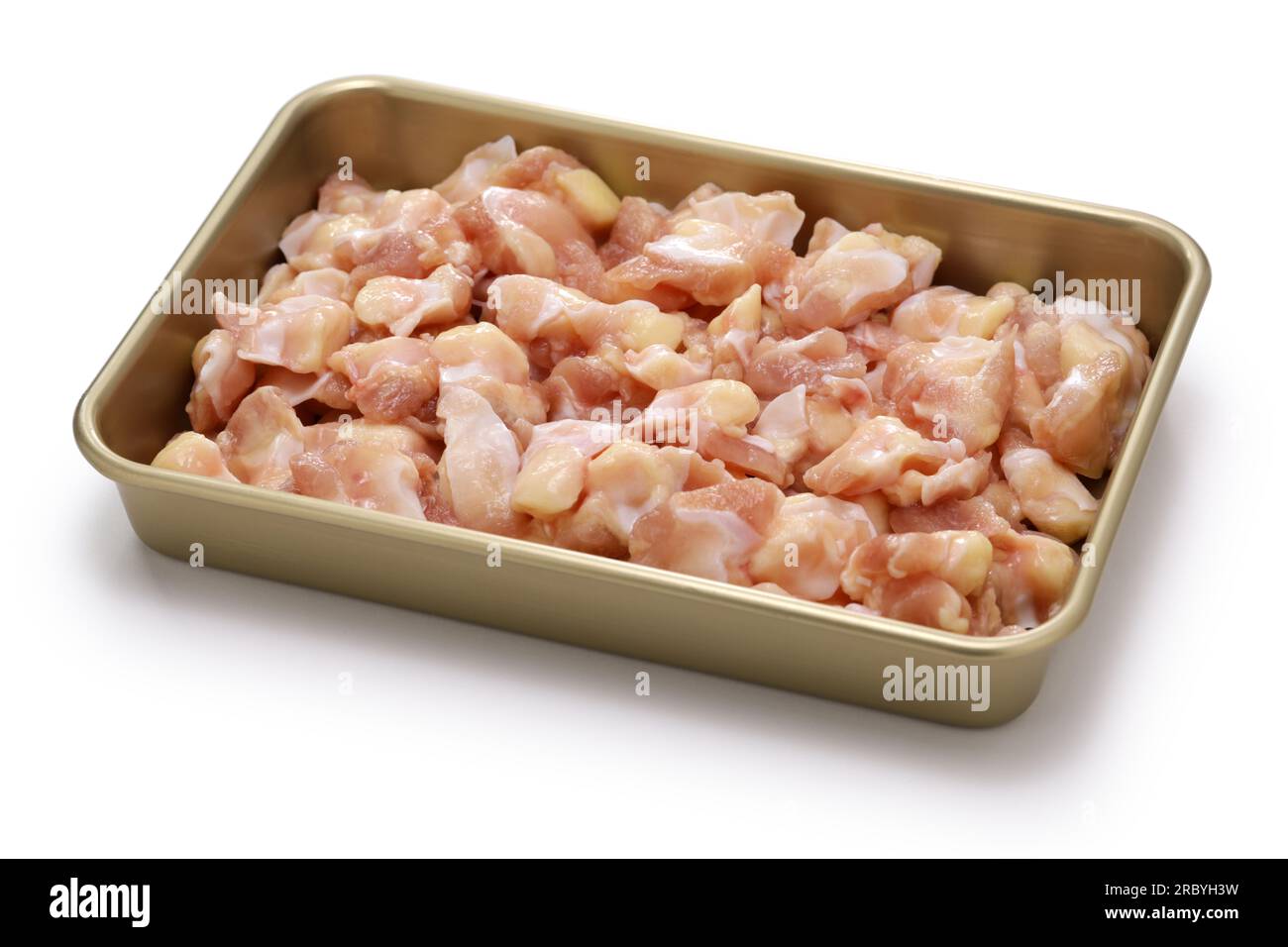 raw chicken cartilage in a tray Stock Photo