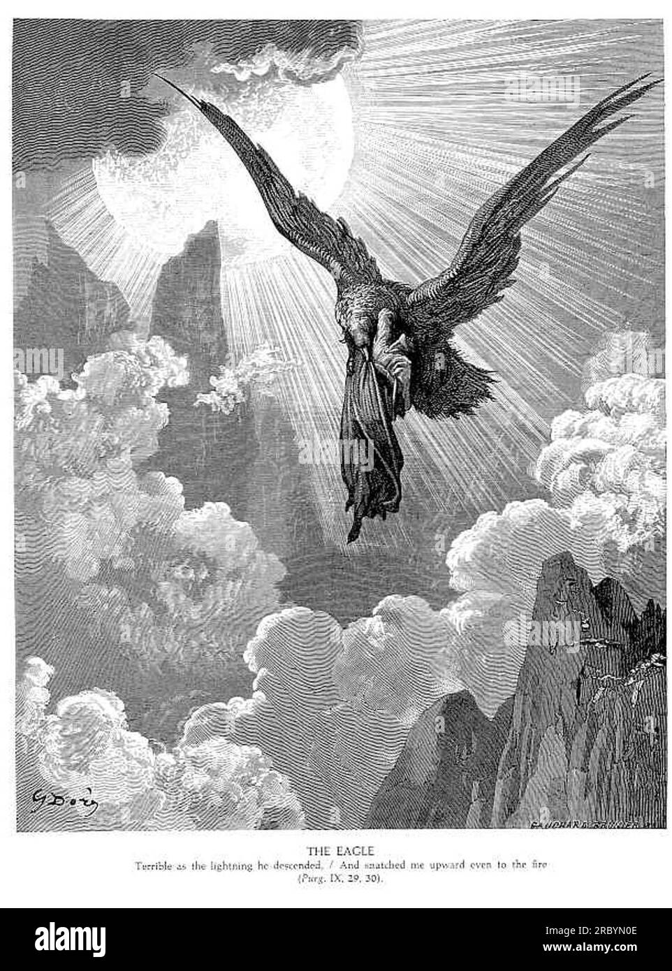 The Eagle by Gustave Dore Stock Photo - Alamy