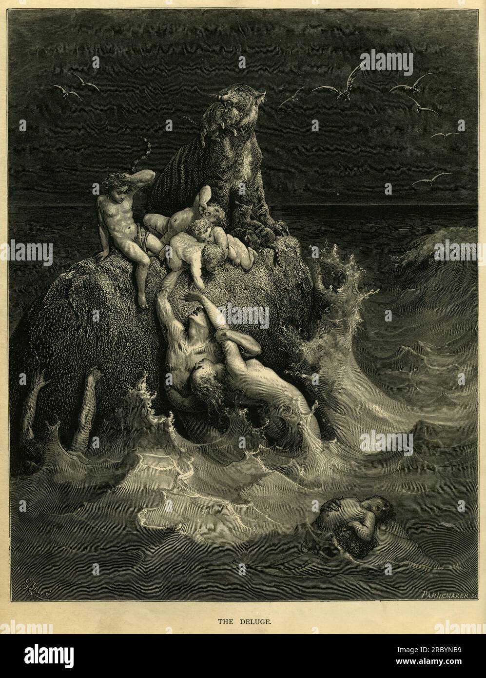 The-Deluge by Gustave Dore Stock Photo - Alamy
