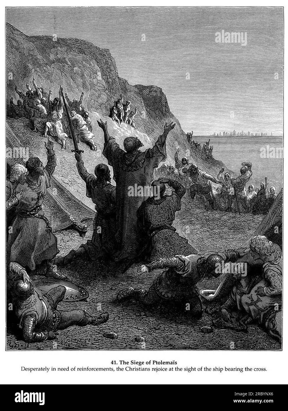 The Siege Of Ptolemais By Gustave Dore Stock Photo Alamy the-siege-of-ptolemais-by-gustave-dore-stock-photo-alamy