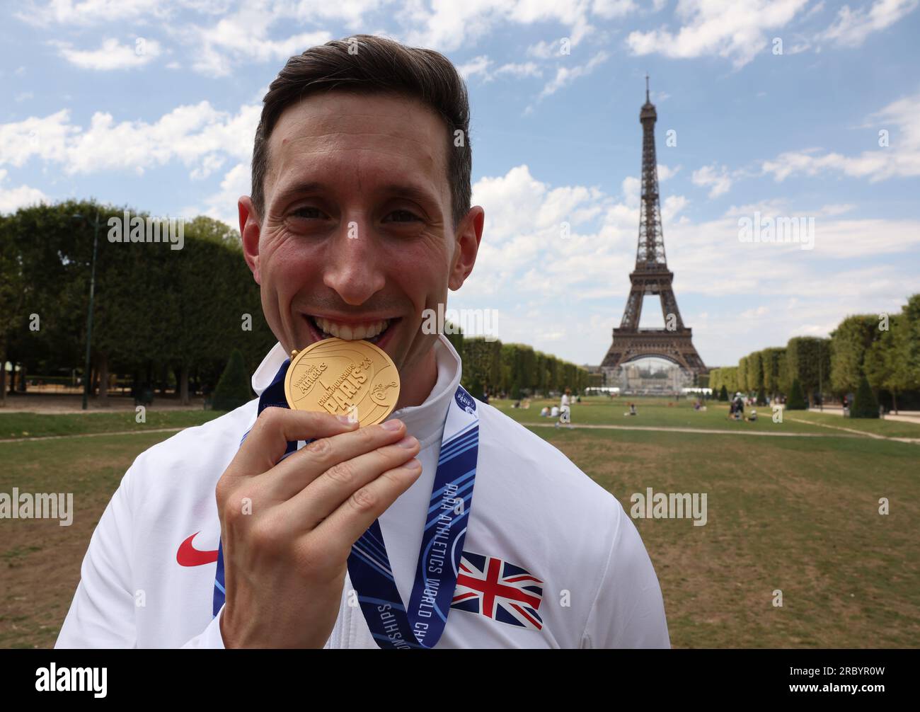 Paris, France. 11 July, 2023. Great Britain’s Jonathan BroomEdwards