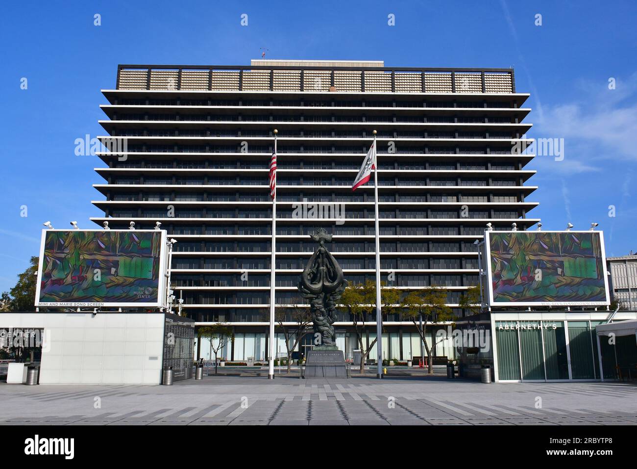Water & Power Library, downtown, Los Angeles, USA, North America Stock Photo Alamy