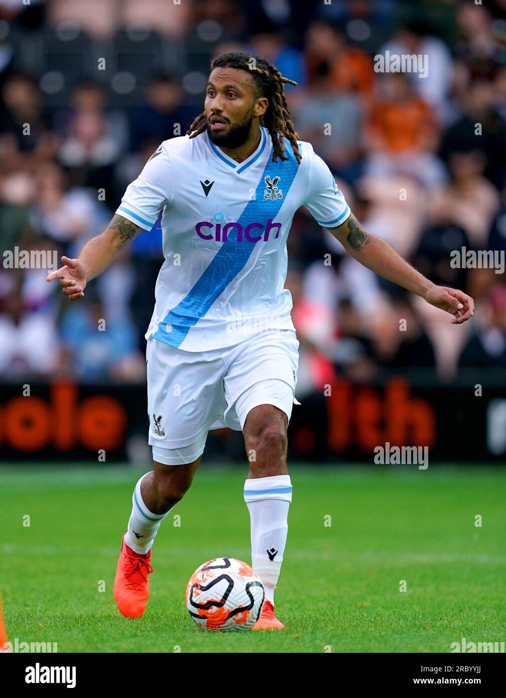 J Riedwals Crystal Palace's Jairo Riedewald during a friendly match at The Hive ...