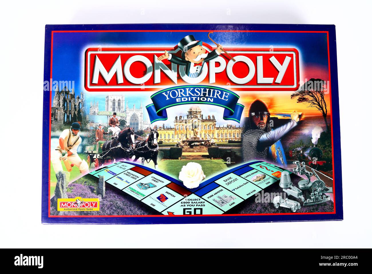 Collectable Yorkshire Monopoly Edition board game Stock Photo Alamy