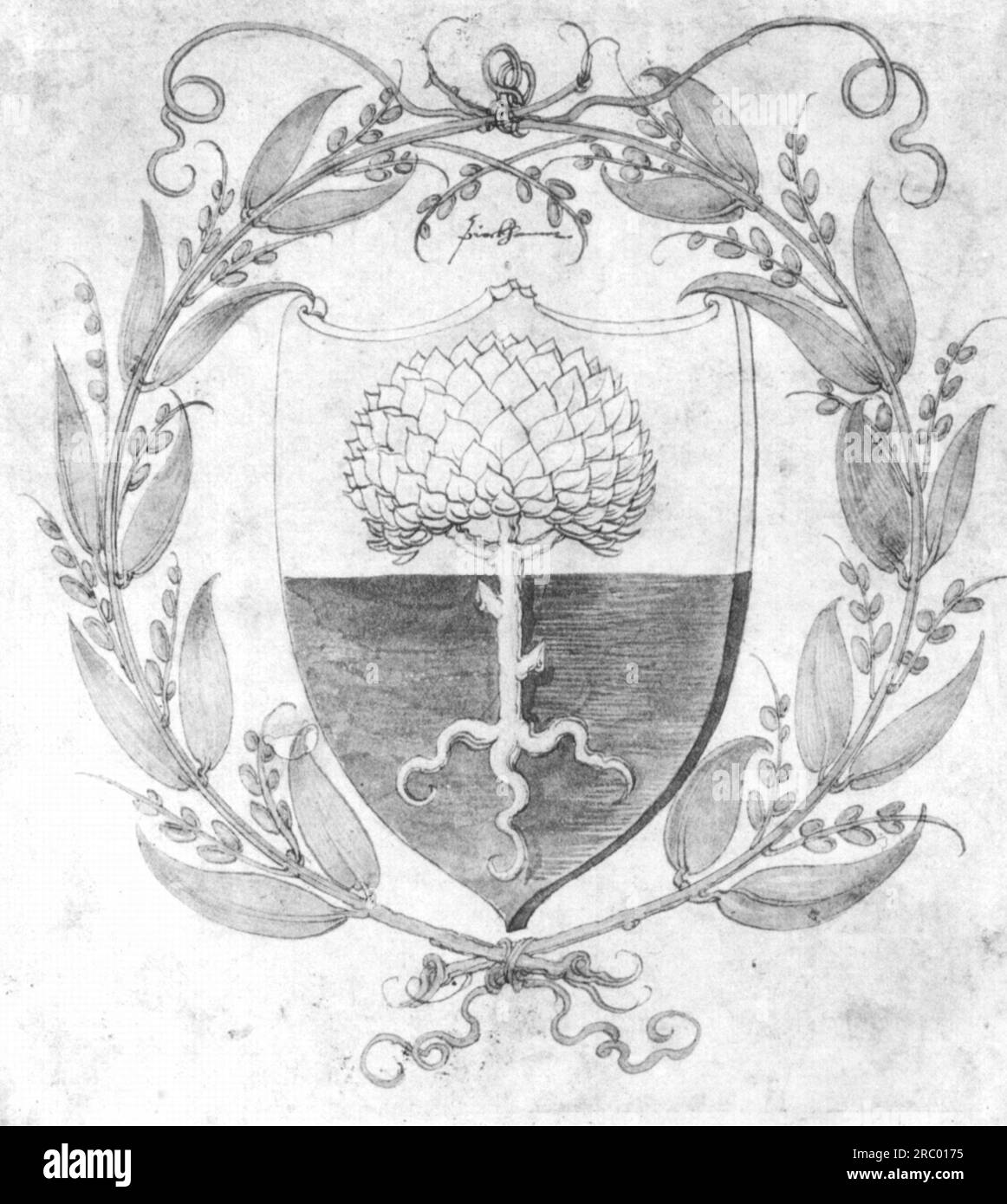 Wappen Pirckheimer 1517 by Albrecht Durer Stock Photo