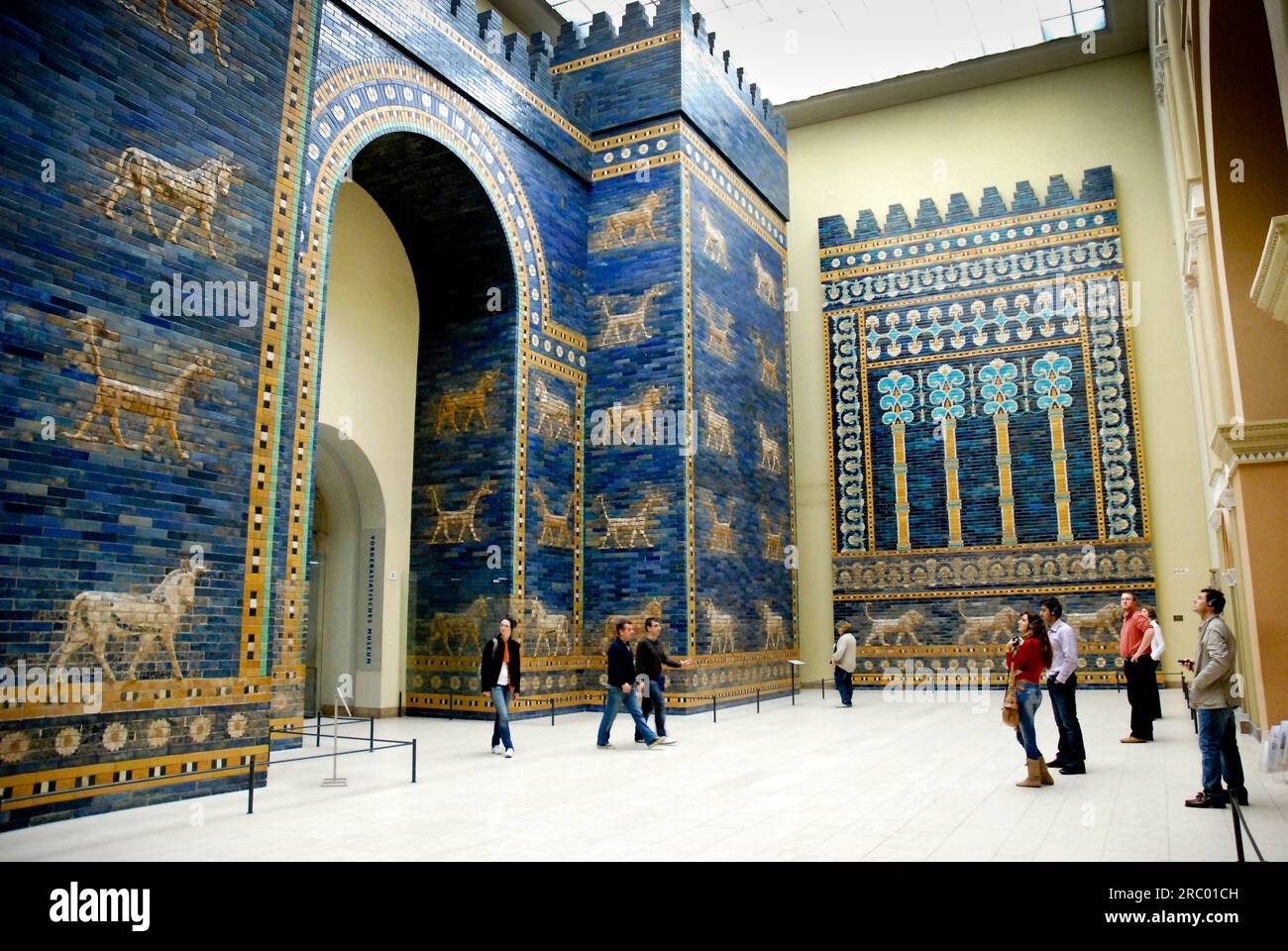 Ishtar Gate, Pergamon Museum, Berlin, Germany. Stock Photo