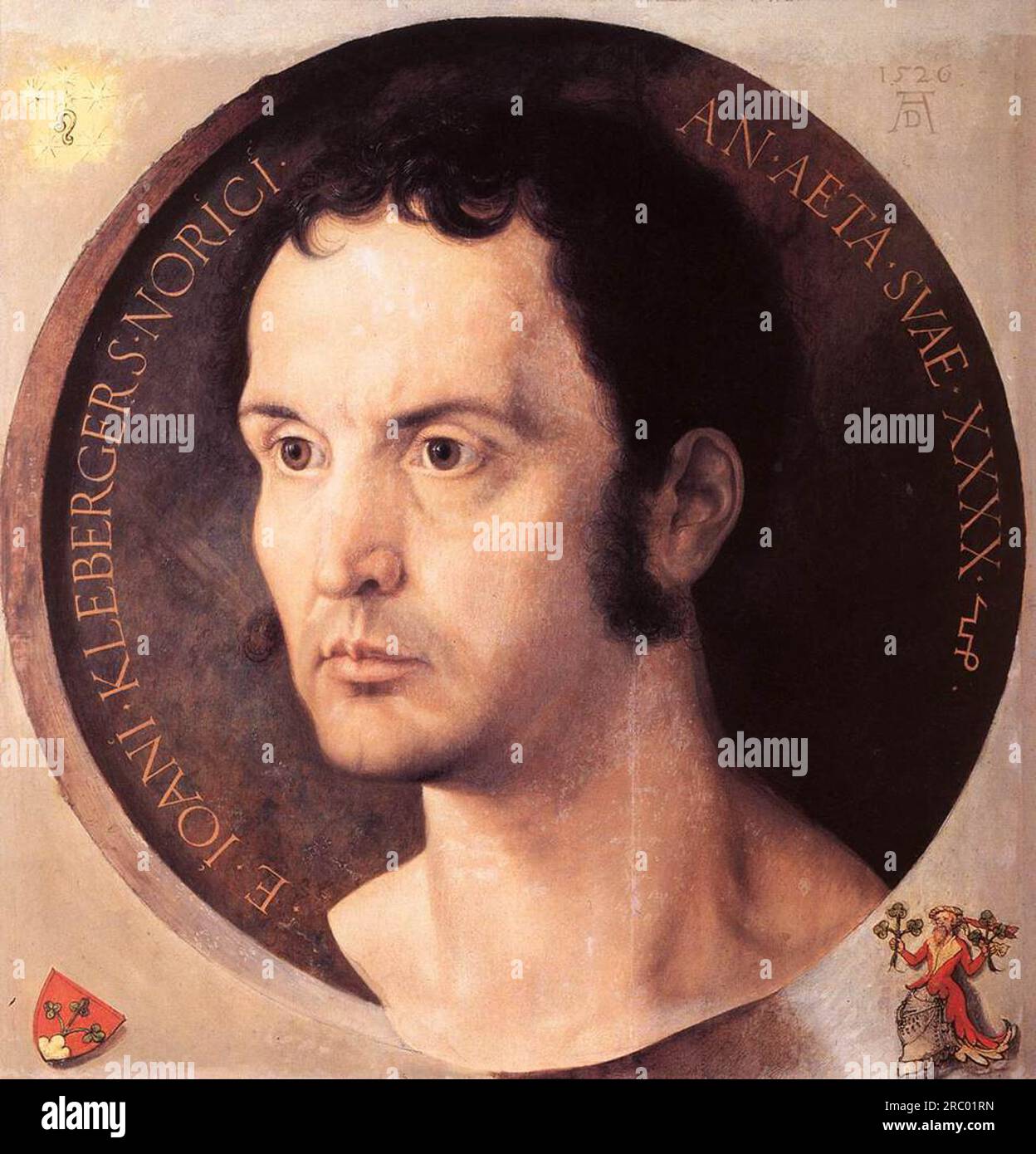 Johannes Kleberger 1526 by Albrecht Durer Stock Photo