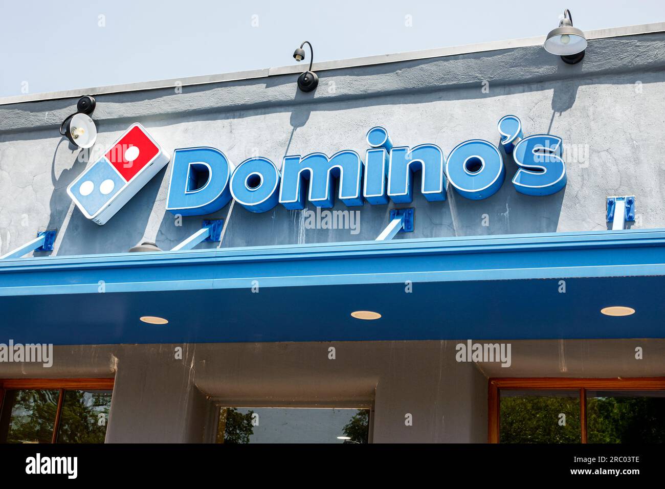 Hampton Pizza sign Stock Photo Alamy