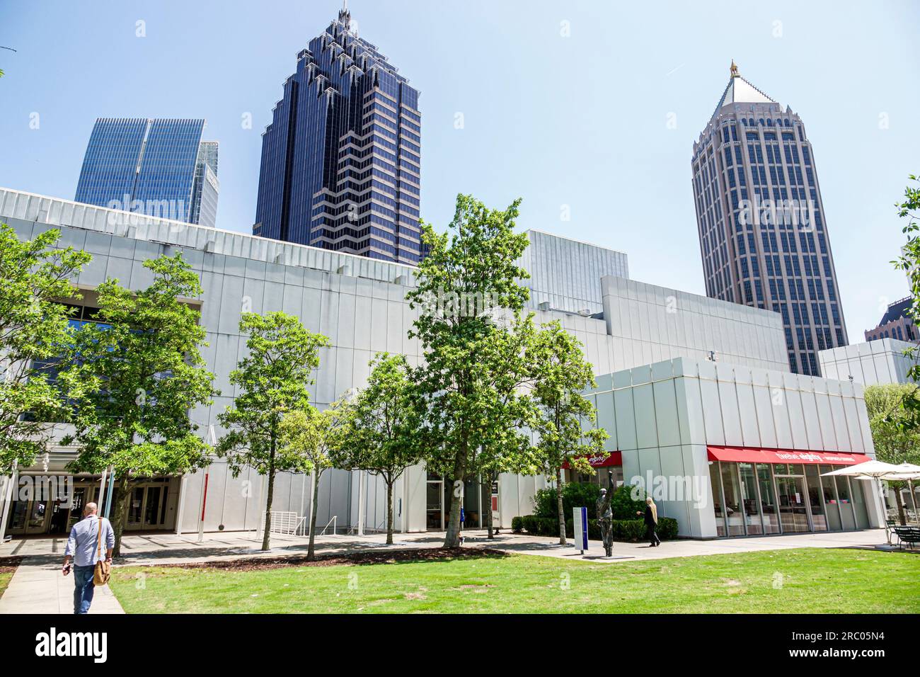Atlanta Arts Center centre,high rise rises skyscraper