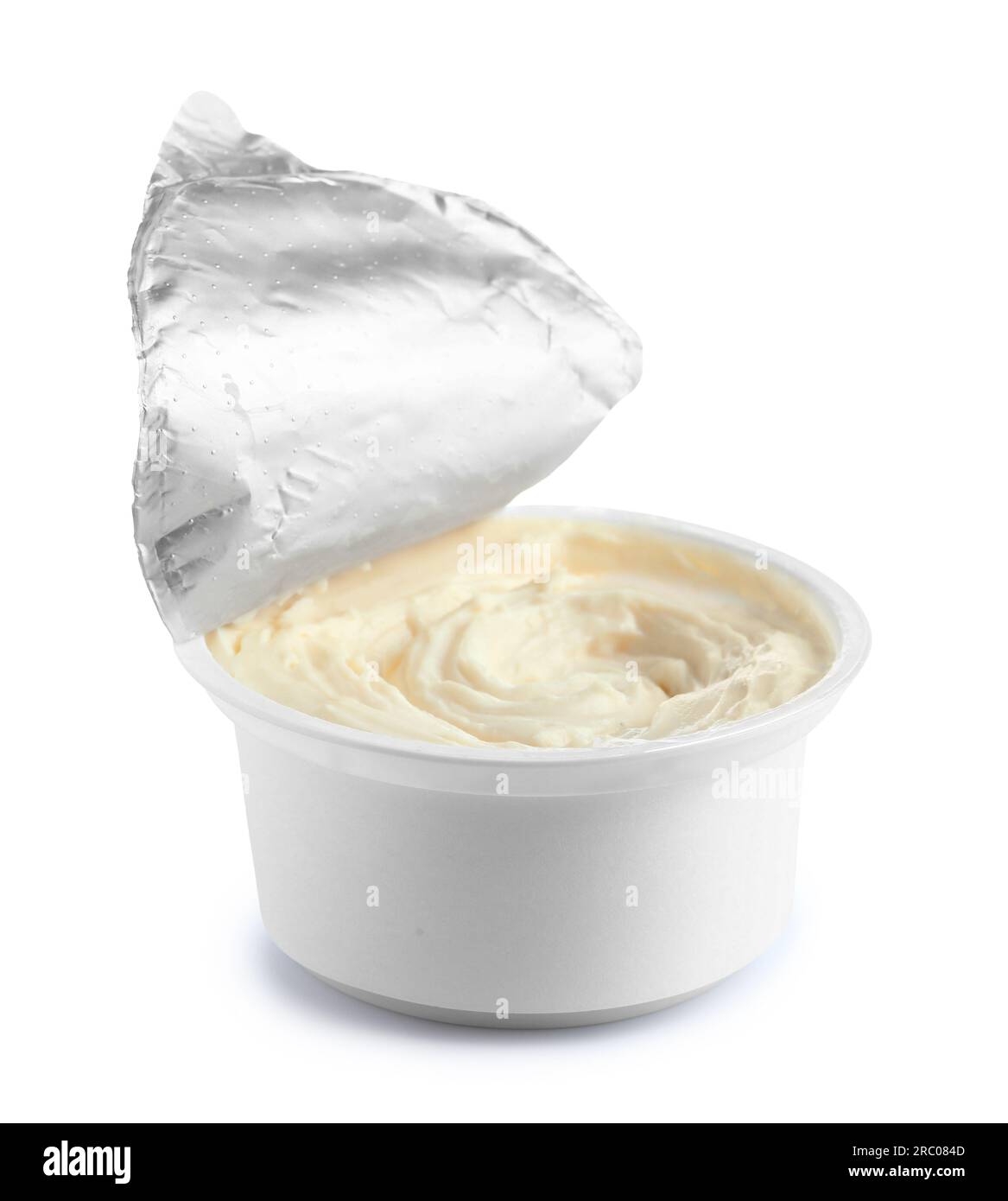 Box of processed cheese isolated on white background Stock Photo - Alamy