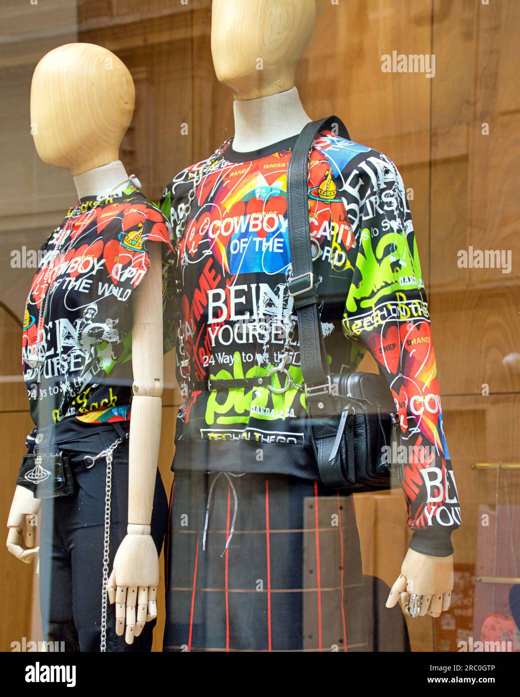 Vivienne Westwood designs iconic fashion Stock Photo