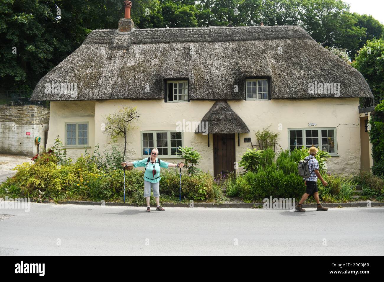 West Lulworth village Stock Photo