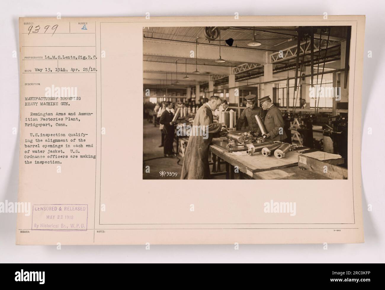 Browning machine gun manufacturing process hires stock photography and