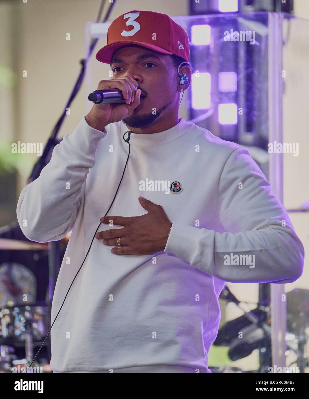 NEW YORK, NY, USA - JUNE 15, 2023: Chance the Rapper Performs on NBC's ...