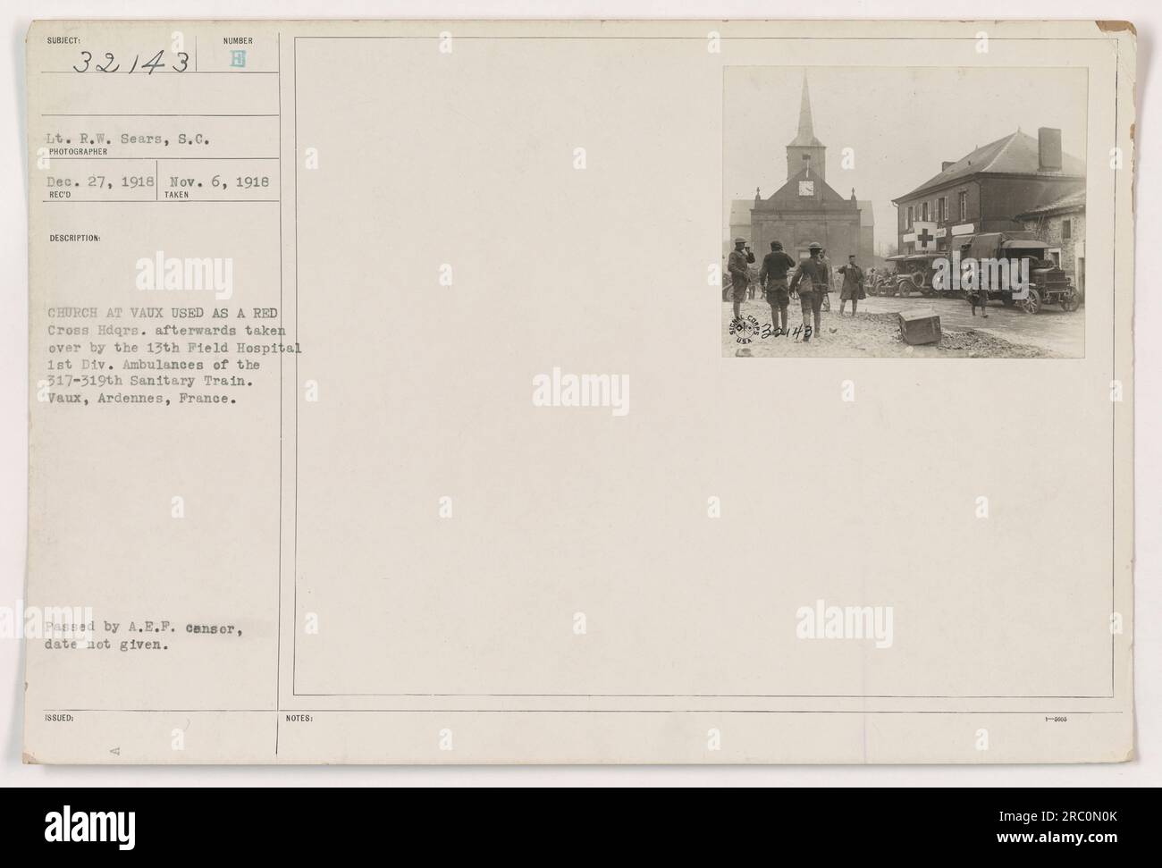 Church used as hospital world war i hi-res stock photography and images ...