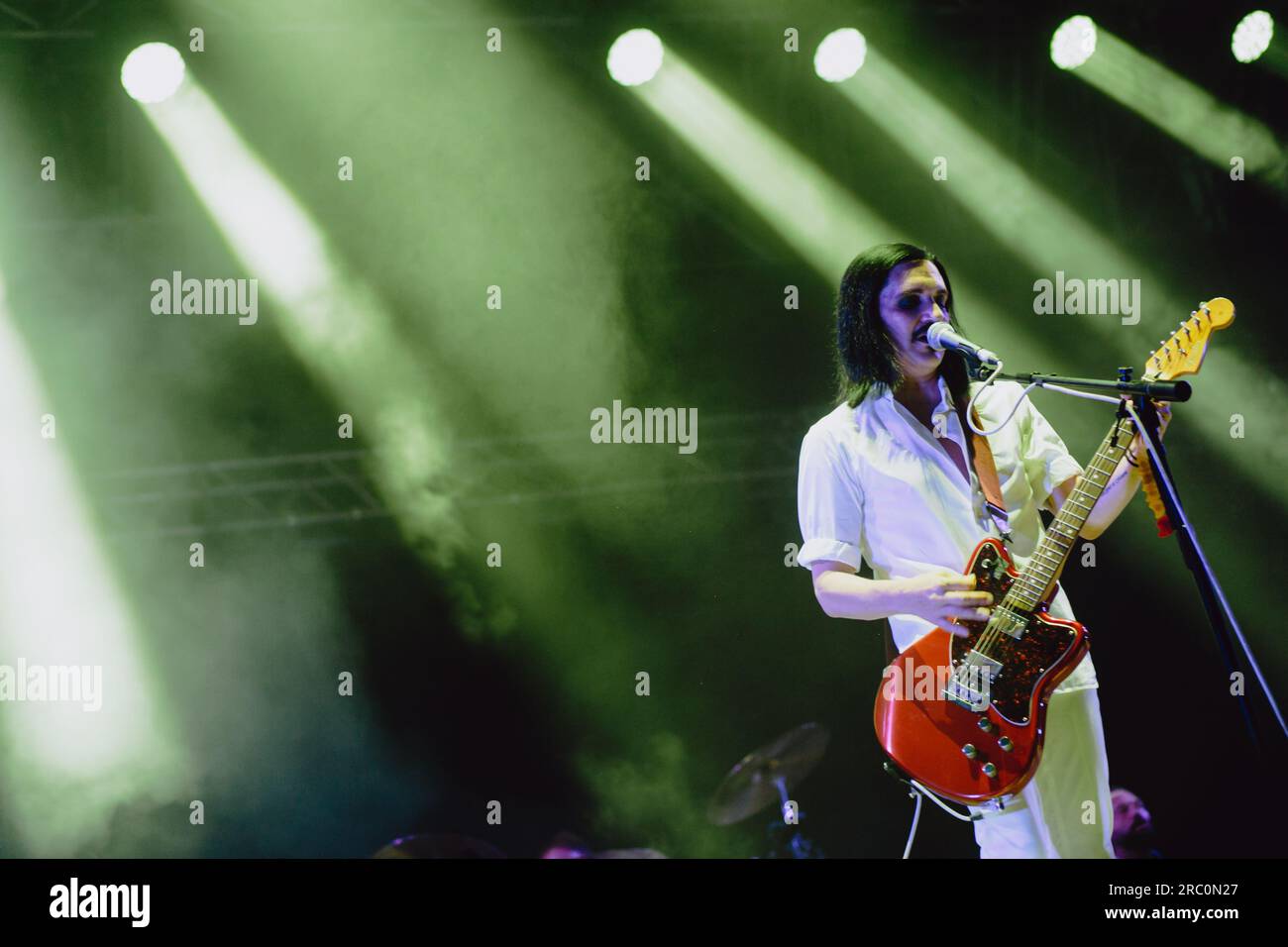 british english band Placebo perfor live in Turin, during the Stupinigi