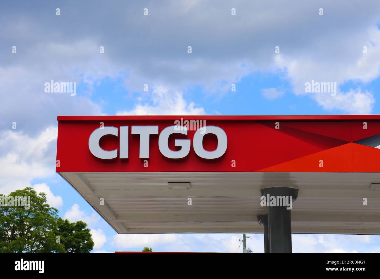 Citgo gas station logo price Stock Photo Alamy