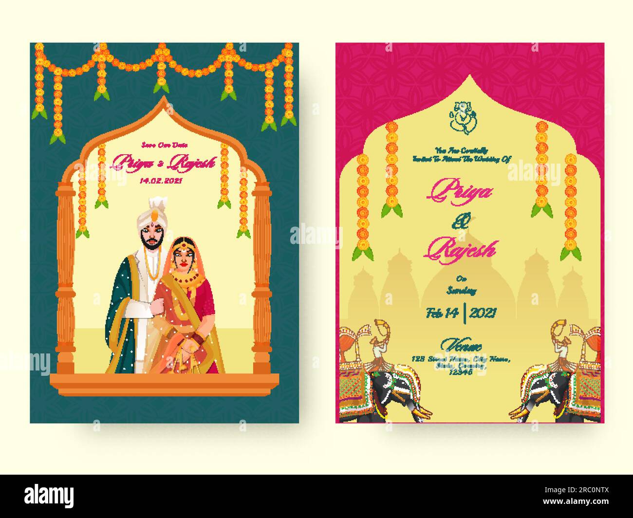 Indian Traditional Card Designs