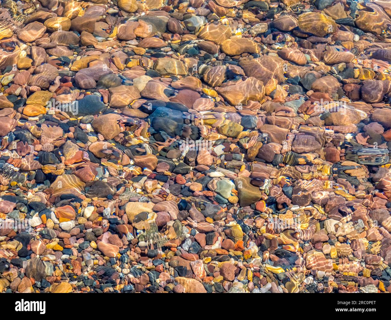 Small colorful rocks under the water hi-res stock photography and images -  Alamy