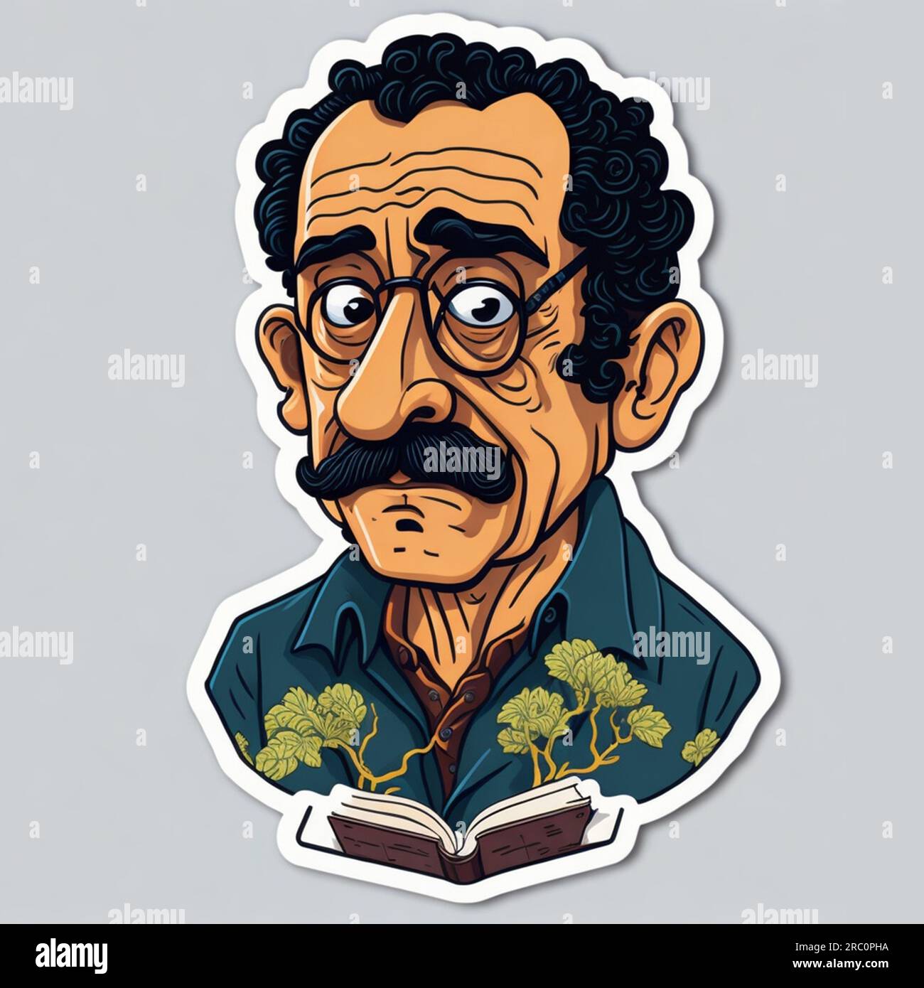 Gabriel Garcia Marquez Caricatura